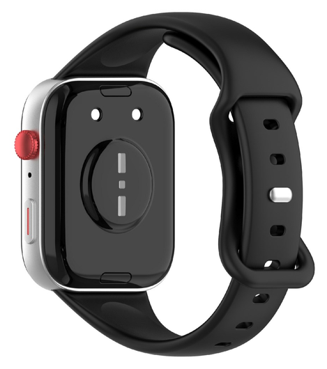 Huawei Watch Fit 4 Bandje - Siliconen Gesp Sluiting - Zwart afbeelding 1