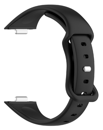 Huawei Watch Fit 4 Bandje - Siliconen Gesp Sluiting - Zwart afbeelding 3