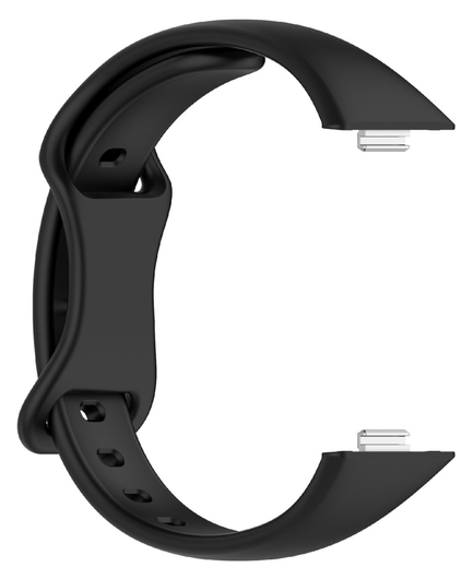 Huawei Watch Fit 4 Bandje - Siliconen Gesp Sluiting - Zwart afbeelding 4