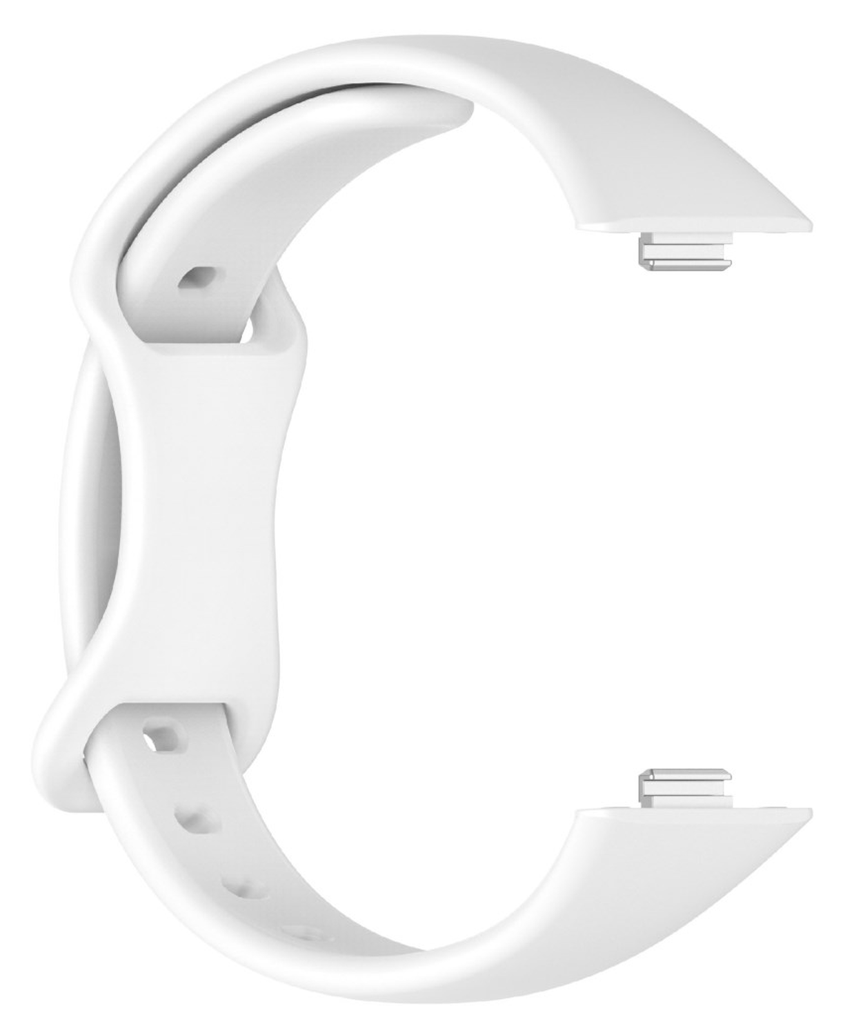 Huawei Watch Fit 4 Bandje - Siliconen Gesp Sluiting - Wit afbeelding 4
