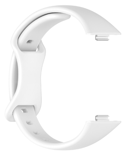 Huawei Watch Fit 4 Bandje - Siliconen Gesp Sluiting - Wit afbeelding 4