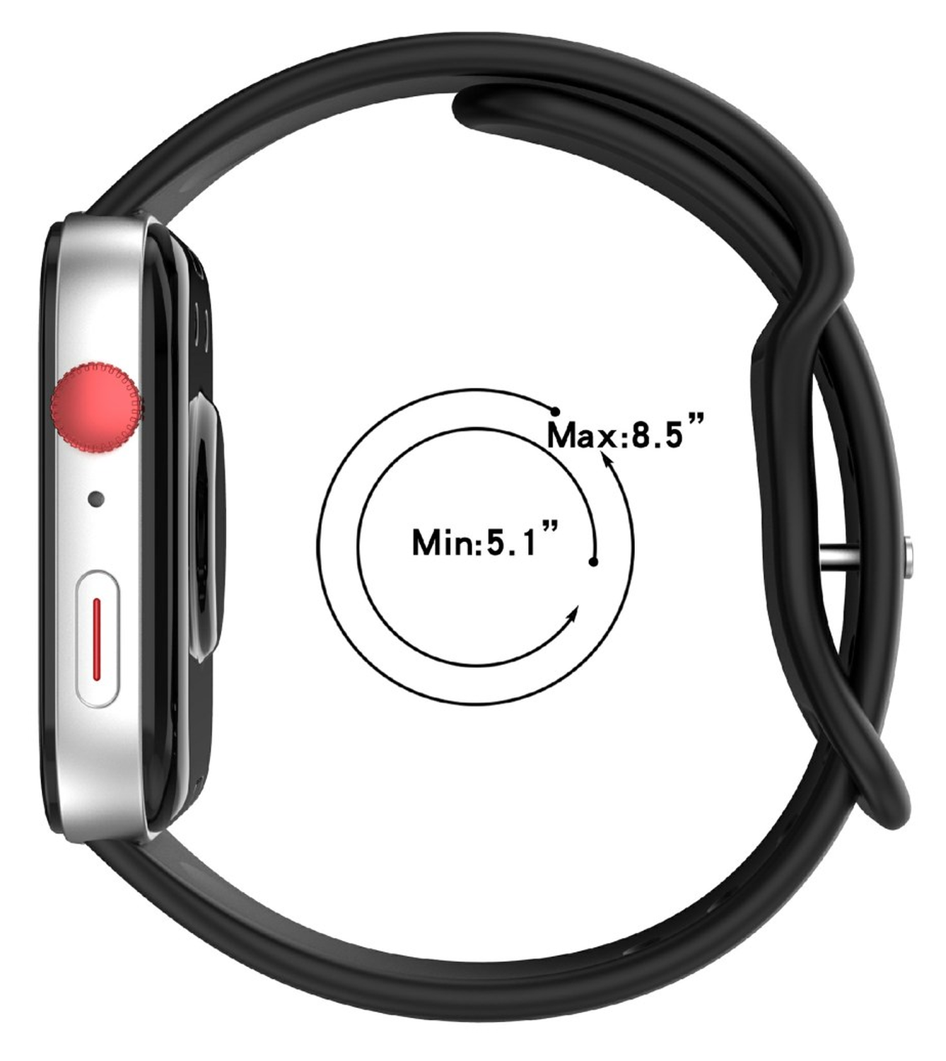 Huawei Watch Fit 4 Bandje - Siliconen Gesp Sluiting - Roze afbeelding 7