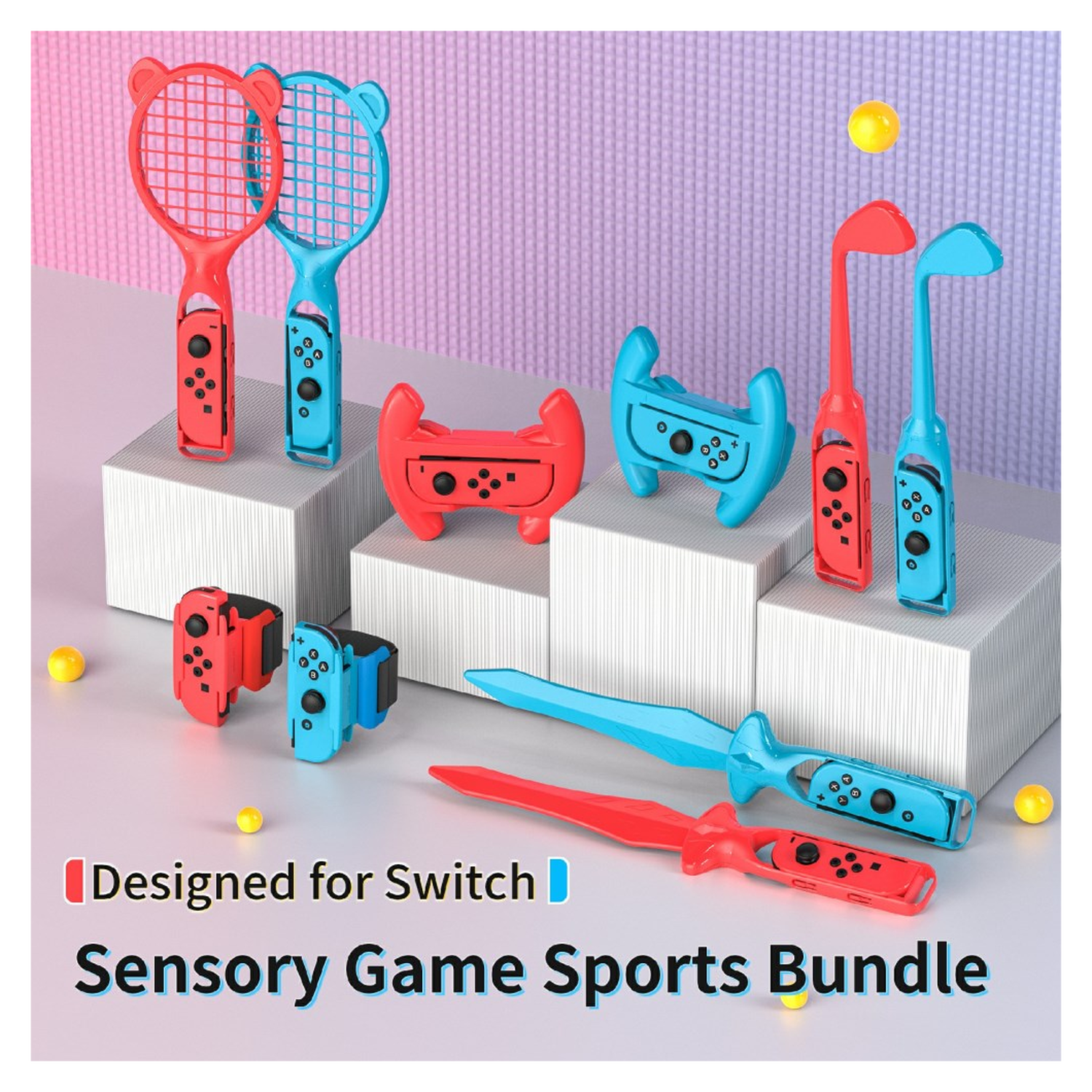 Nintendo Switch / Switch OLED Accessoires Set Bundel voor Sport Games afbeelding 4