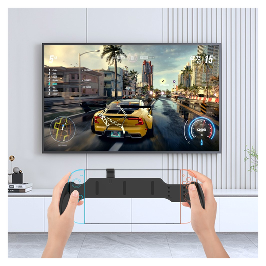 Nintendo Switch 2 Grip Standaard voor Ergonomisch Gamen Zwart afbeelding 3