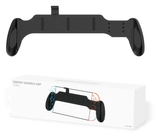Nintendo Switch 2 Grip Standaard voor Ergonomisch Gamen Zwart afbeelding 5