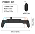 Nintendo Switch 2 Grip Standaard voor Ergonomisch Gamen Zwart afbeelding 4