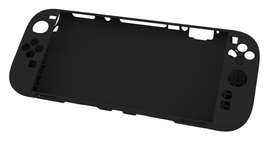 Nintendo Switch 2 Hoesje Siliconen Back Cover Case Zwart afbeelding