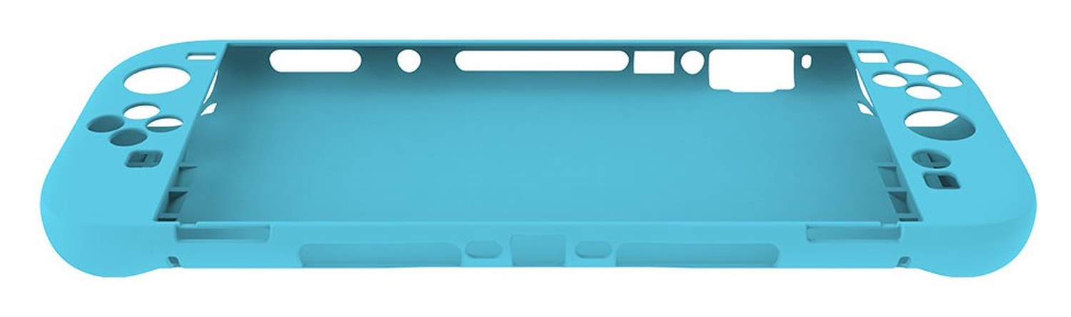 Nintendo Switch 2 Hoesje Siliconen Back Cover Case Blauw afbeelding 4