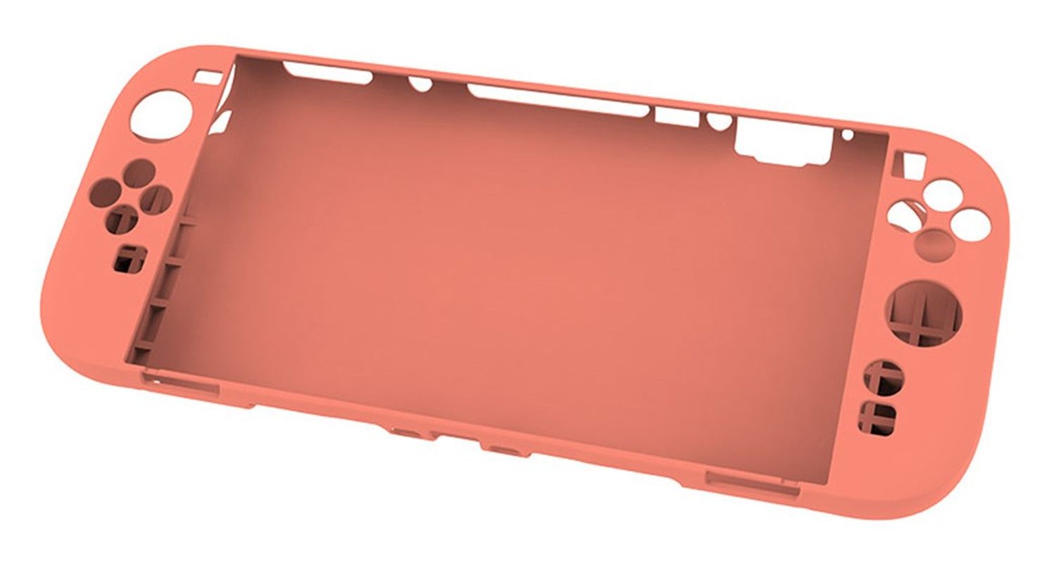 Nintendo Switch 2 Hoesje Siliconen Back Cover Case Oranje afbeelding 1