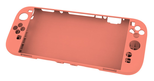 Nintendo Switch 2 Hoesje Siliconen Back Cover Case Oranje afbeelding 1