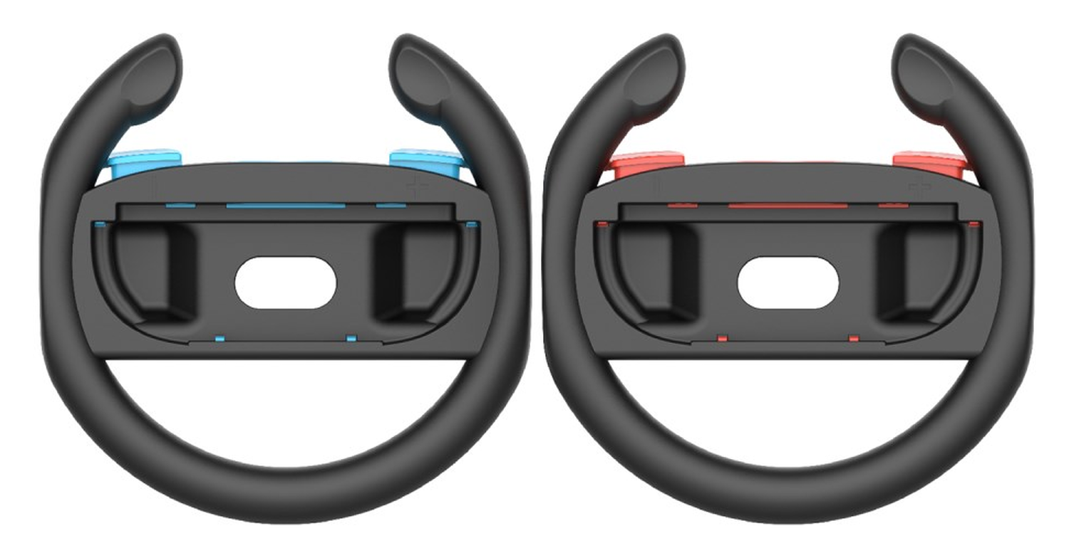 Stuurtjes voor Nintendo Switch 2 Joy-Cons - Stuurwiel Zwart (2-Pack) afbeelding 7