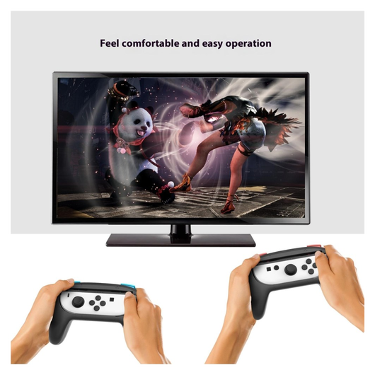 Nintendo Switch 2 Joy-Con Controller Grip 2-Pack (Rood/Blauw) afbeelding 3