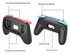 Nintendo Switch 2 Joy-Con Controller Grip 2-Pack (Rood/Blauw) afbeelding 5