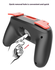 Nintendo Switch 2 Joy-Con Controller Grip 2-Pack (Rood/Blauw) afbeelding 6
