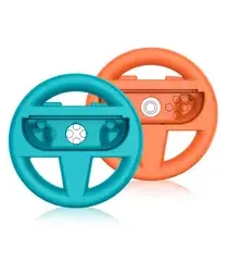 Nintendo Switch 2 Stuurtjes voor Joy-Cons - Stuurwiel Set Blauw/Oranje afbeelding