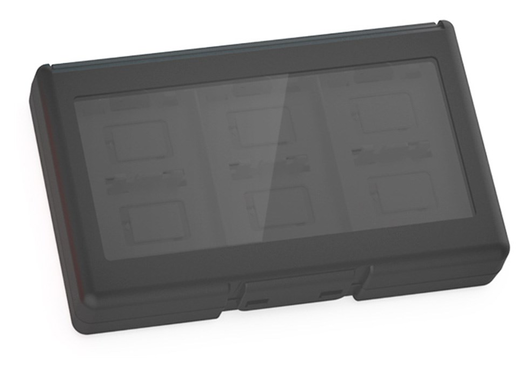 Nintendo Switch 2/Switch Game Card Case Organizer 24 Games/Geheugenkaarten Zwart afbeelding 2