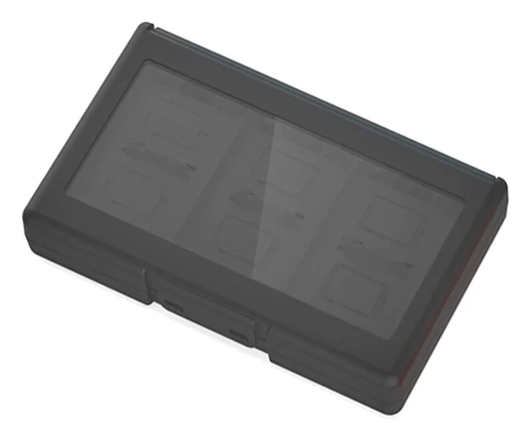 Nintendo Switch 2/Switch Game Card Case Organizer 24 Games/Geheugenkaarten Zwart afbeelding 5