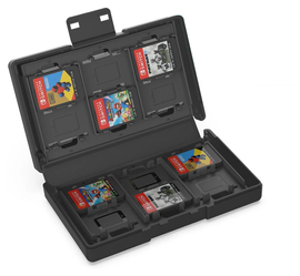 Nintendo Switch 2/Switch Game Card Case Organizer 24 Games/Geheugenkaarten Zwart