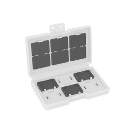 Nintendo Switch 2/Switch Game Card Case Organizer 24 Games/Geheugenkaarten Wit