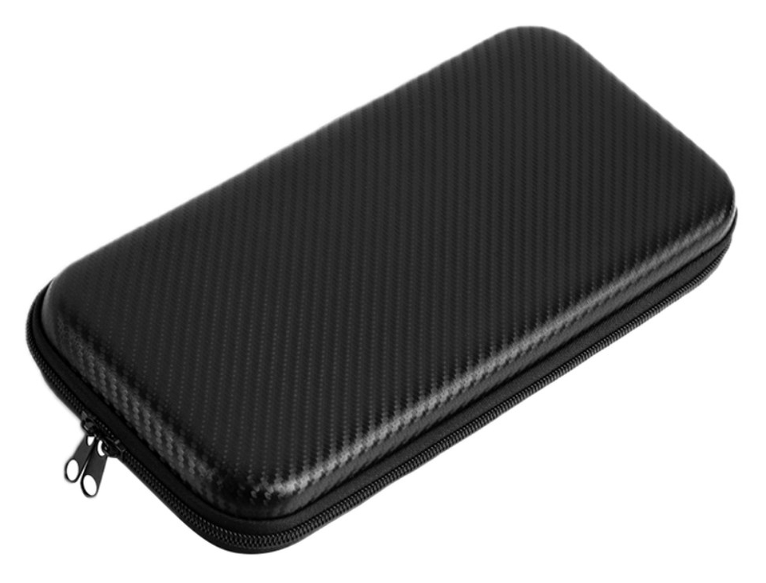 Nintendo Switch 2 Hoesje Opberghoes Carbon Fiber Travel Case Zwart afbeelding 2