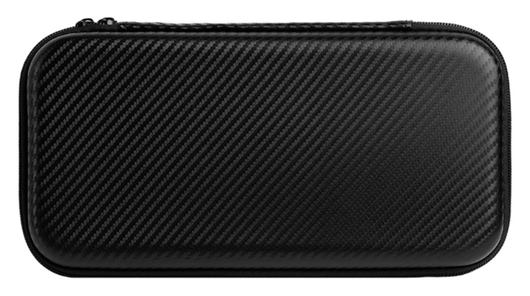 Nintendo Switch 2 Hoesje Opberghoes Carbon Fiber Travel Case Zwart afbeelding 1