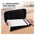 Nintendo Switch 2 Hoesje Opberghoes Carbon Fiber Travel Case Zwart afbeelding 6