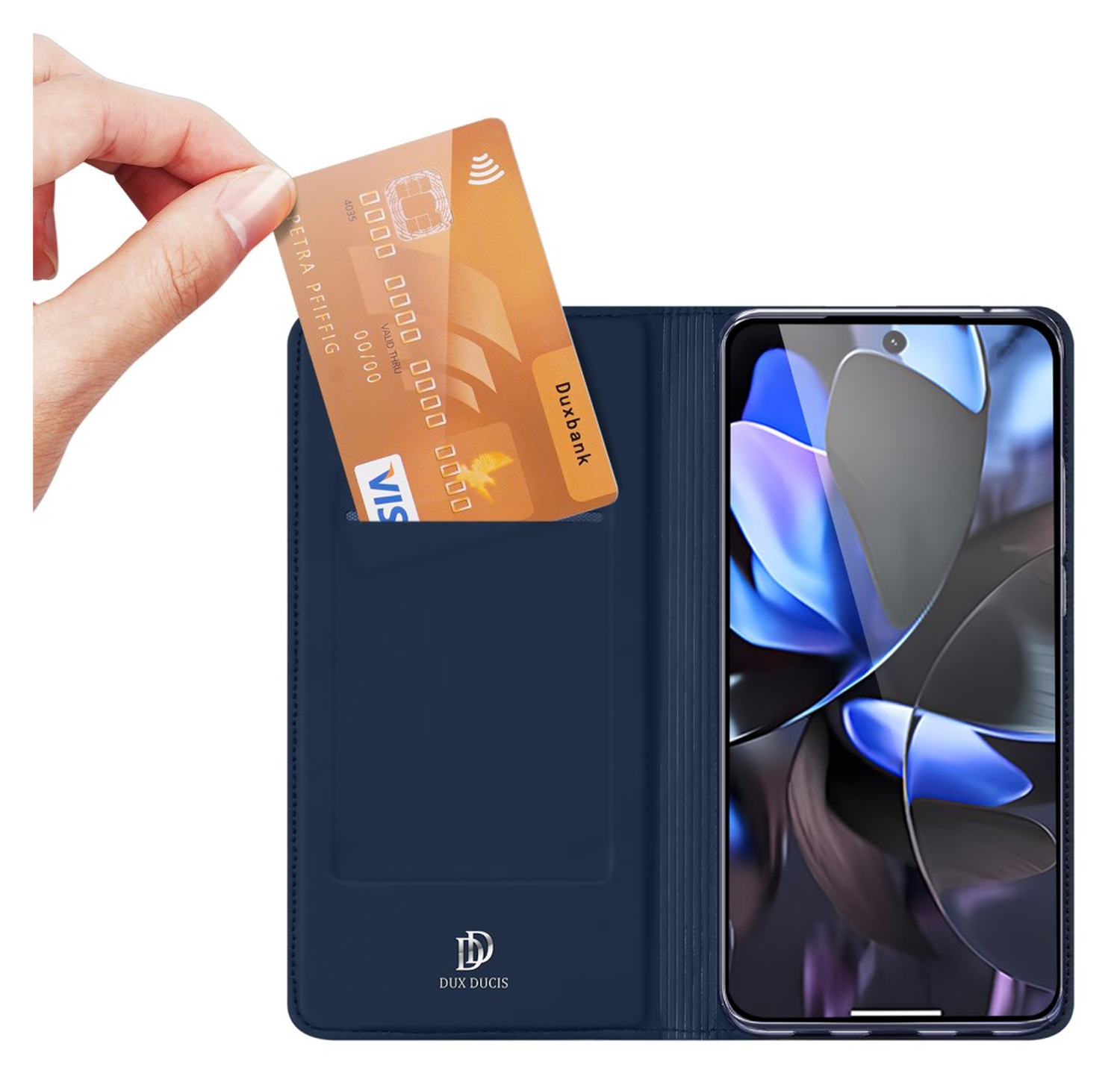 Dux Ducis Skin Pro Google Pixel 10 / 10 Pro Hoesje Portemonnee Book Case Blauw afbeelding 2
