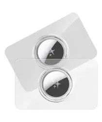 Dux Ducis AirTag Kaarthouder voor Portemonnee / Pasjeshouder Transparant 2-Pack afbeelding
