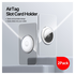 Dux Ducis AirTag Kaarthouder voor Portemonnee / Pasjeshouder Transparant 2-Pack afbeelding 3