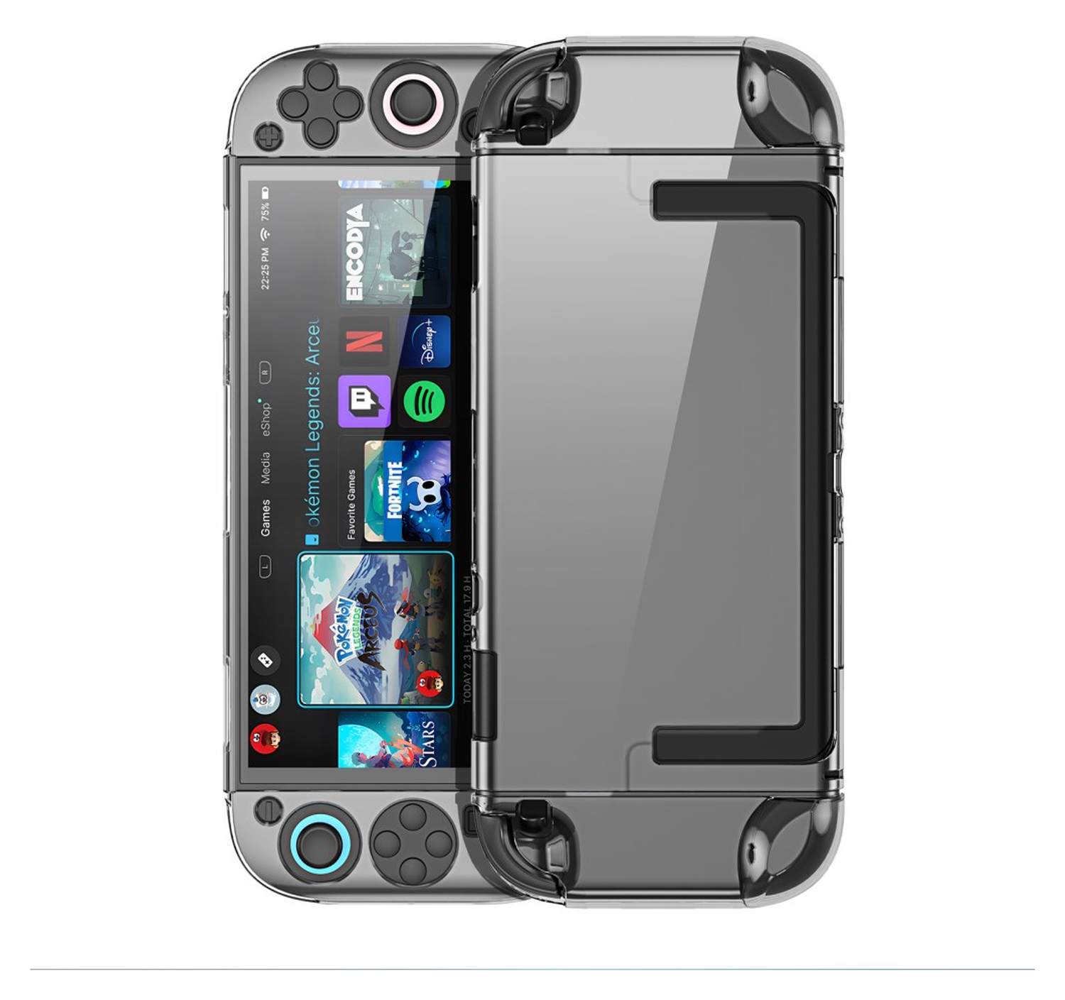 Dux Ducis Clear Case Nintendo Switch 2 Hoesje Afneembare Joy-Con Transparant afbeelding 1