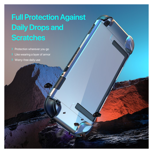 Dux Ducis Clear Case Nintendo Switch 2 Hoesje Afneembare Joy-Con Transparant afbeelding 6