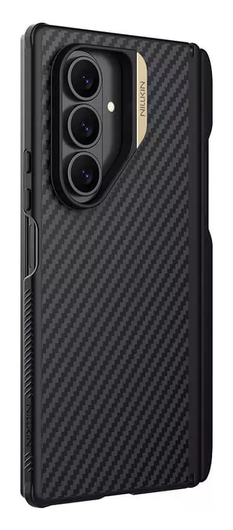 Nillkin Synthetic Fiber Pro Samsung Galaxy Z Fold 7 Hoesje met Pen MagSafe Zwart afbeelding 2