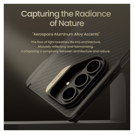 Nillkin Synthetic Fiber Pro Samsung Galaxy Z Fold 7 Hoesje met Pen MagSafe Zwart afbeelding 6