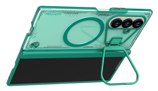 Nillkin IceBlade Prop Samsung Galaxy Z Fold 7 Hoesje MagSafe Back Cover Groen afbeelding 2