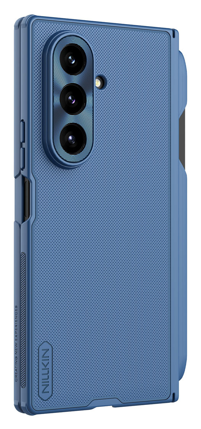 Nillkin Super Frosted Shield Samsung Z Fold 7 Hoesje MagSafe Pen Edition Blauw afbeelding 2