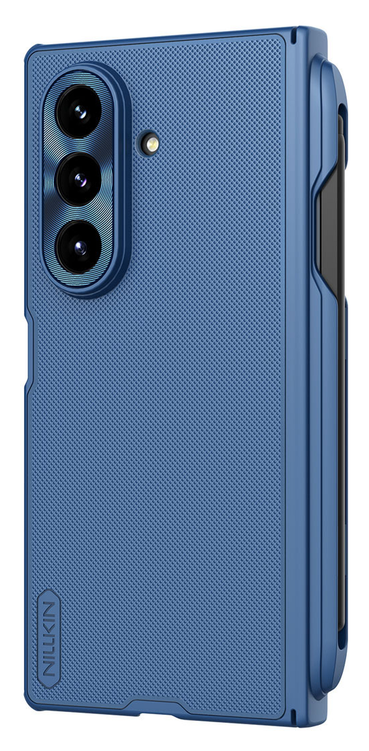 Nillkin Super Frosted Shield Samsung Z Fold 7 Hoesje MagSafe Pen Edition Blauw afbeelding 3