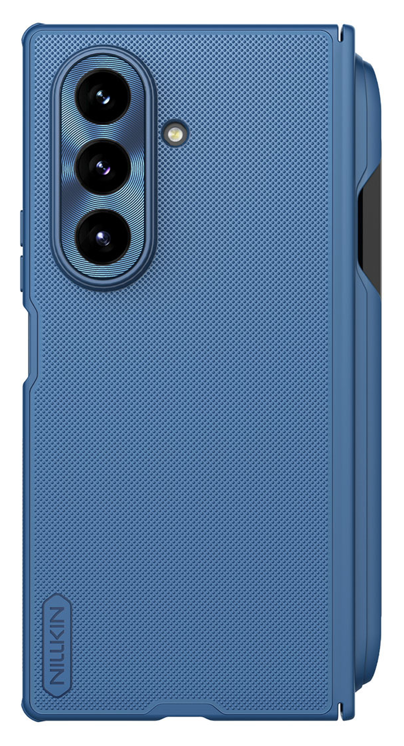 Nillkin Super Frosted Shield Samsung Z Fold 7 Hoesje MagSafe Pen Edition Blauw afbeelding 4