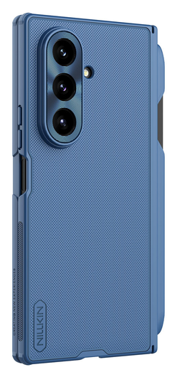 Nillkin Super Frosted Shield Samsung Z Fold 7 Hoesje MagSafe Pen Edition Blauw afbeelding 2