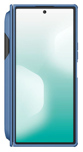 Nillkin Super Frosted Shield Samsung Z Fold 7 Hoesje MagSafe Pen Edition Blauw afbeelding 5