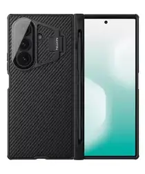 Nillkin CamShield Prop Samsung Z Fold 7 Hoesje MagSafe S-Pen Back Cover Zwart afbeelding
