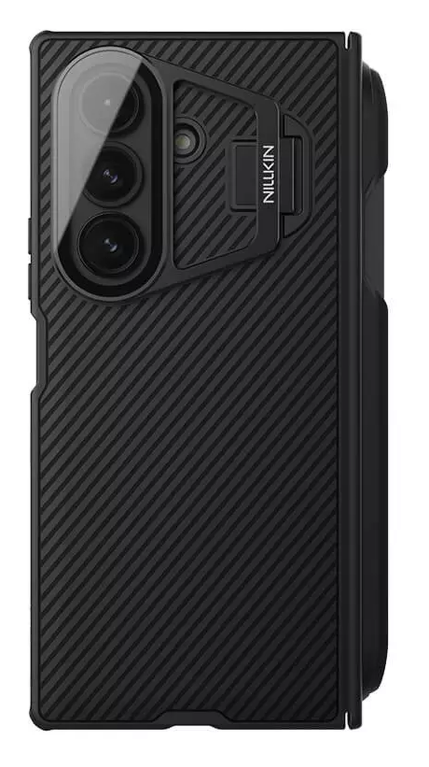 Nillkin CamShield Prop Samsung Z Fold 7 Hoesje MagSafe S-Pen Back Cover Zwart afbeelding 11