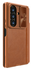 Nillkin Qin Leather Samsung Galaxy Z Fold 7 Hoesje Book Case Pen Edition Bruin afbeelding 5
