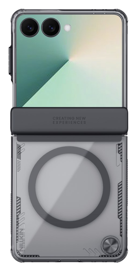 Nillkin IceBlade Prop Samsung Galaxy Z Flip 7 Hoesje MagSafe Back Cover Zwart afbeelding 1