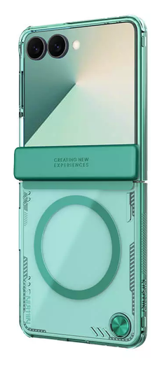 Nillkin IceBlade Prop Samsung Galaxy Z Flip 7 Hoesje MagSafe Back Cover Groen afbeelding 8