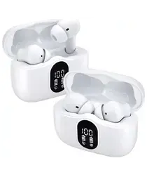 Duo Pack SBG Draadloze Oordopjes met Bluetooth Noise Cancelling Wit afbeelding