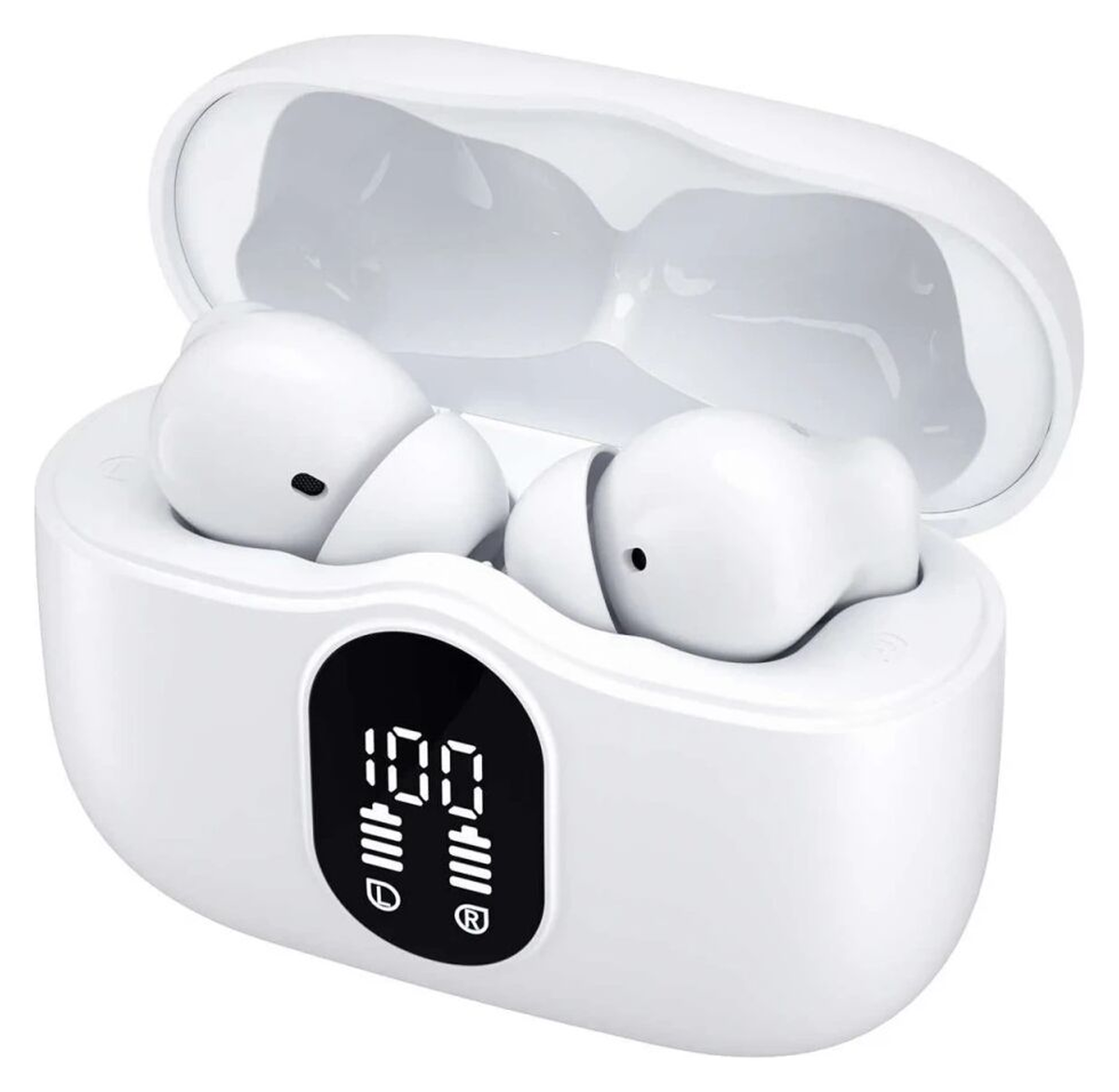 Duo Pack SBG Draadloze Oordopjes met Bluetooth Noise Cancelling Wit afbeelding 13