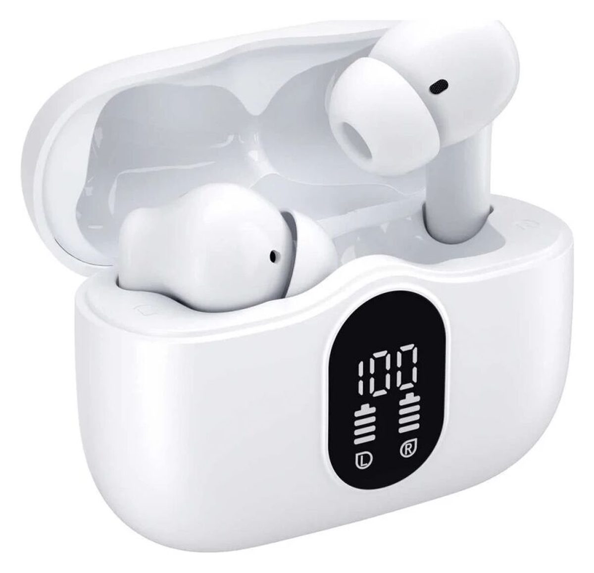 Duo Pack SBG Draadloze Oordopjes met Bluetooth Noise Cancelling Wit afbeelding 10