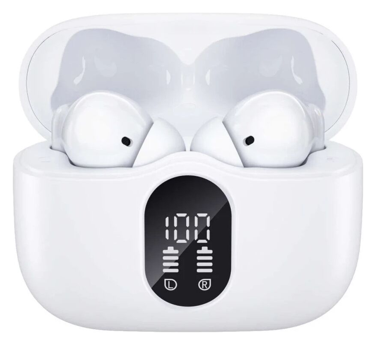 Duo Pack SBG Draadloze Oordopjes met Bluetooth Noise Cancelling Wit afbeelding 12
