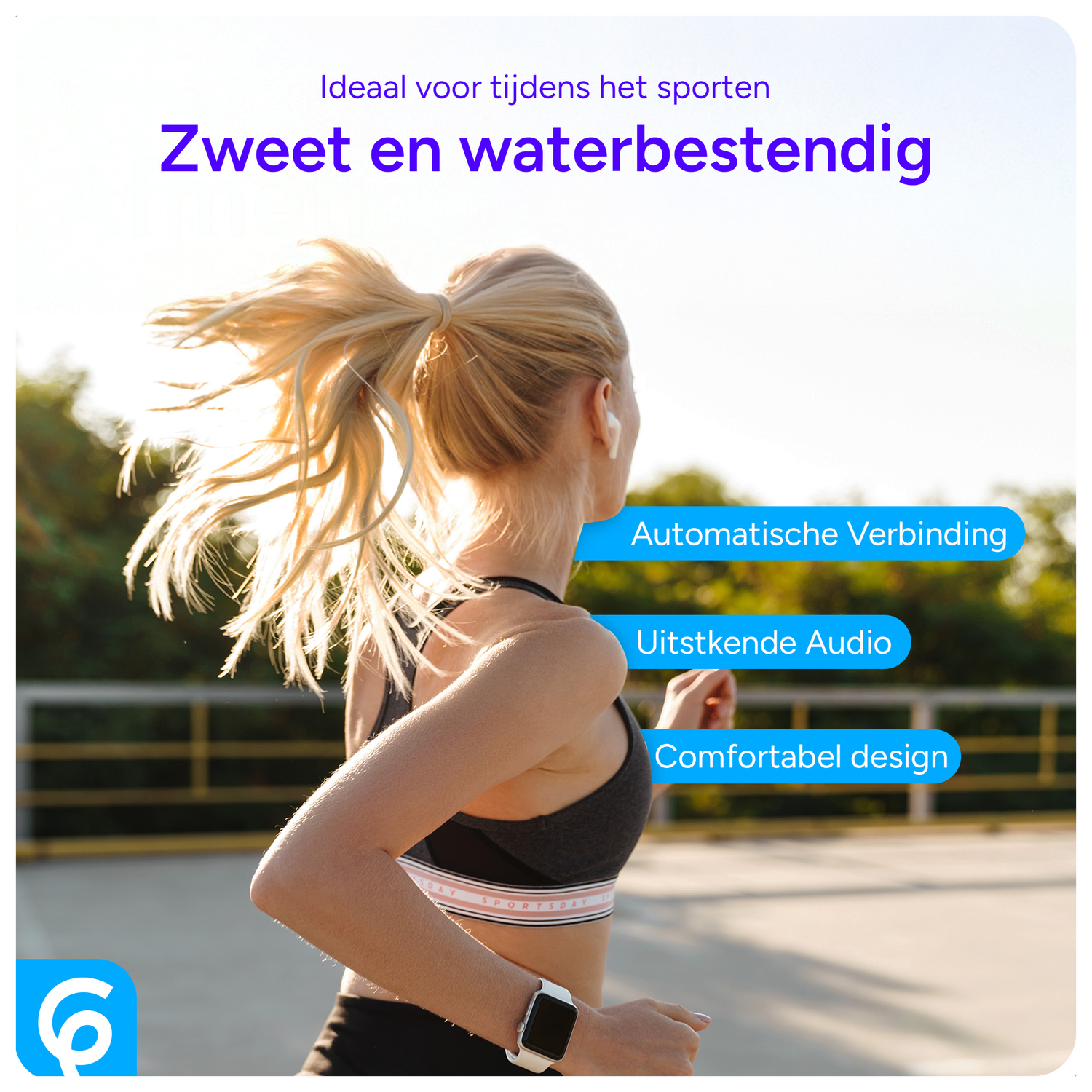 Duo Pack SBG Draadloze Oordopjes met Bluetooth Noise Cancelling Wit afbeelding 4