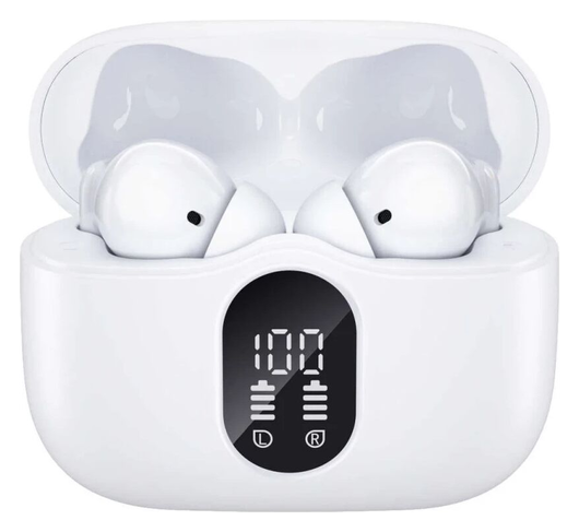 Duo Pack SBG Draadloze Oordopjes met Bluetooth Noise Cancelling Wit afbeelding 12